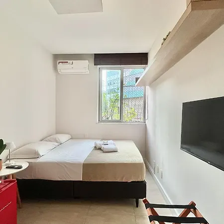 Quartos Confortaveis E Silenciosos Em Botafogo - 5 Min Metro Com Ar Condicionado E Wi-Fi-3