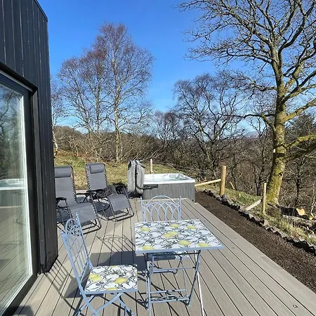 Cadderlie Cabin - Luxury Woodland Escape With Hot Tub Near Oban-3