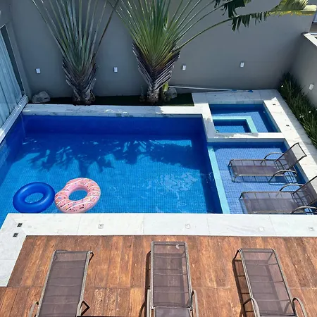 Casa De Luxo Com Enxoval Completo, 4 Quartos, Area Gourmet, Piscina, Academia, Quadra Particular, Lago E Vista Privilegiada-2