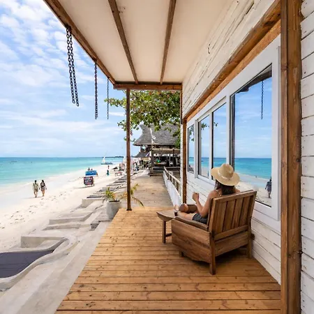 Oceanfront Beach Bungalow In Paje - Steps To The Sea-2