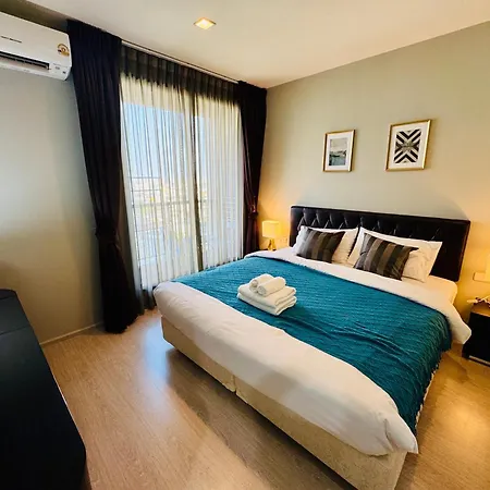 Spacious 1Br Bathtub, Rooftop Pool, Gym, 1Min Bts Phrakhanong-2