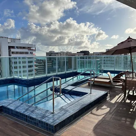 Promenade II 609- Moderno E Confortavel Em Condominio Clube Na Praia De Ponta Verde - Maceio-2