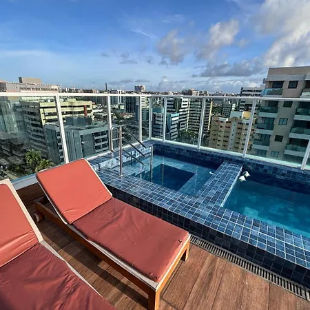 Promenade II 609- Moderno E Confortavel Em Condominio Clube Na Praia De Ponta Verde - Maceio-3