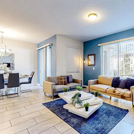 Inviting Home Near Theme Parks With Private Heated Pool, Lanai, Patio & W/D-3