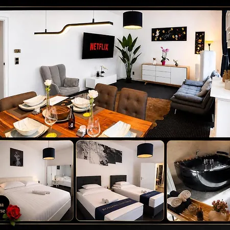 Luxury Apartment With Jacuzzi City Center Wiesbaden Rossana Universe-2