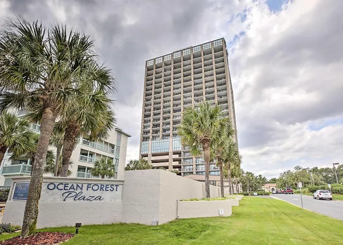 Myrtle Beach Ocean-View Condo Walk To Beach!