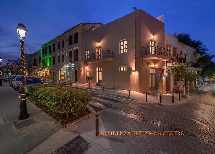 Villa Residenza Rithymna Centro With A Private Roof Terrace And Hot Tub Rethymno