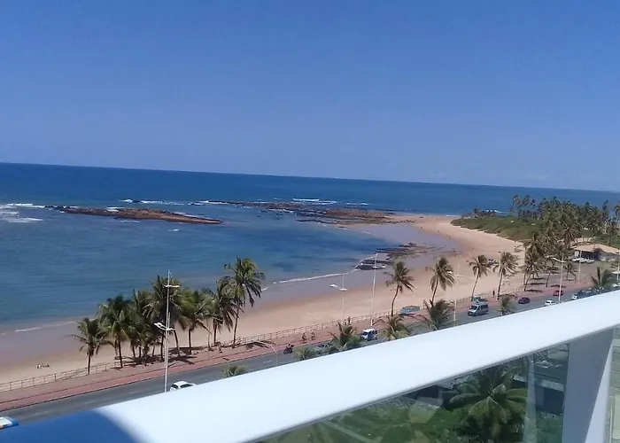 Flat Smart 401-Frente A Praia-Com Self-Check-In. Salvador da Bahia