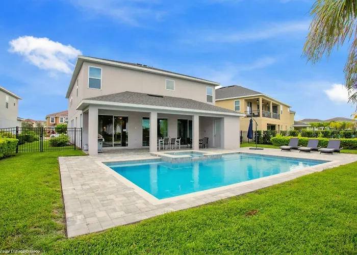 Stylish Family Home Private Pool/Spa 10Min Disneyworld Sleeps 22 Orlando