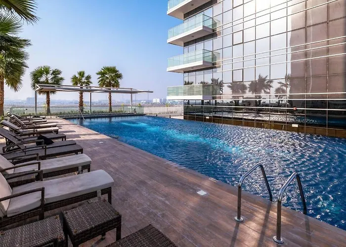 Boho Styled Golf Retreat Studio Damac Hills Dubai