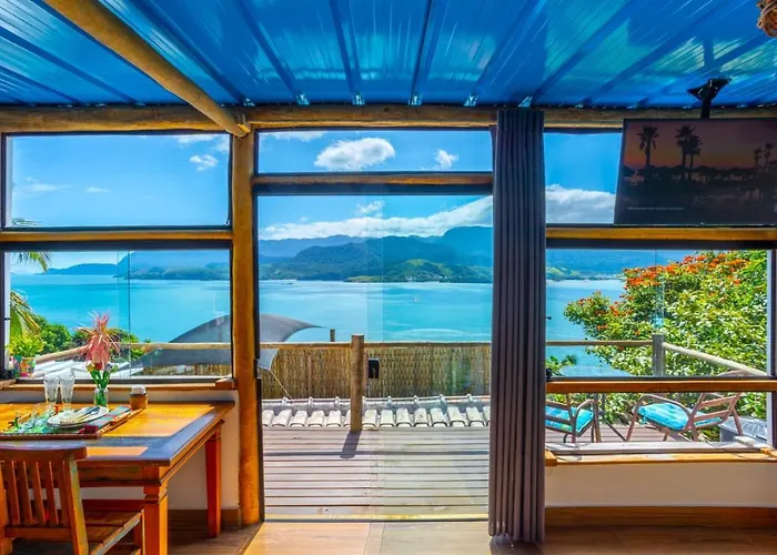 Cobertura Com Incrivel Vista De Cinema Para O Mar Ilhabela
