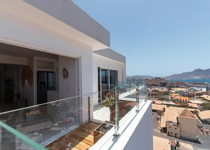 Ferienwohnung Penthouse With Jacuzzi And Sea View, Morabeza Deluxe Mindelo