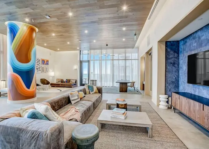 21St Fl 2Bd Condo-Rainey St-Best Views Austin