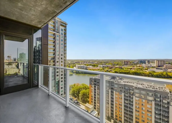 21St Fl 2Bd Condo-Rainey St-Best Views Austin