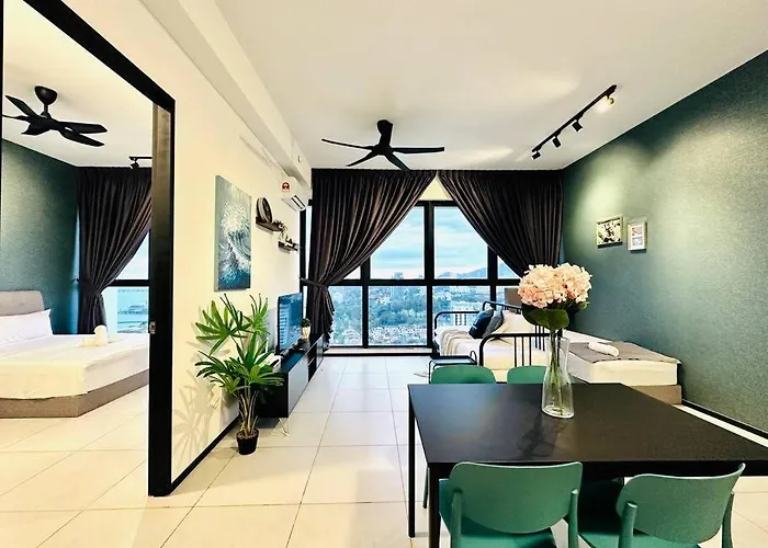 Rrr New Urban Suites Seaview Family Homestay By Urban Staycation Heng Lod Cosy Jelutong