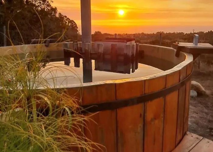 Villa Mar Y Tinaja Algarrobo Tunquen Casa Con Vista Al Mar Y Tinaja Privada