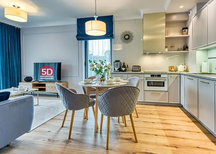 Rezydencja Niechorze Apartament Sloneczny 231 Z Basenem, Sauna, Jacuzzi, Przy Samej Plazy - 5D Apartments