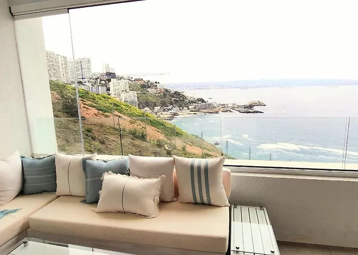 Ferienwohnung Rbk° Depto Espectacular Vista Despejada Al Mar Vina del Mar