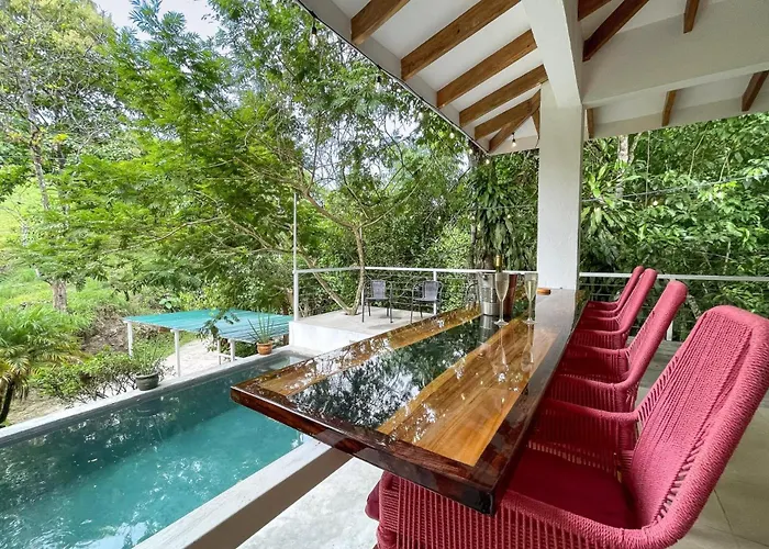 Villa Tropical Casa Ventanas With Private Pool In Ma Quepos