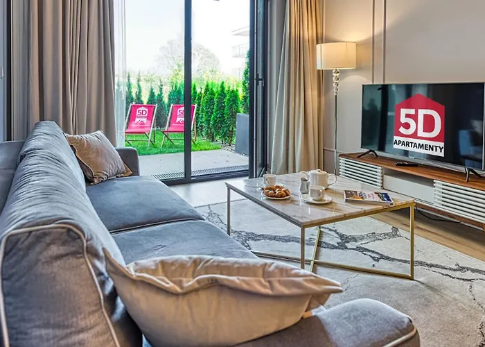 Rezydencja Niechorze 113 , Z Basenem, Sauna, Jacuzzi, Przy Samej Plazy - 5D Apartments