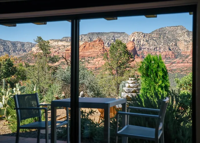 Modern, Luxury Studio With Awe Inspiring Red Rock Views Private Trail Head - Outdoor Firepit, Indoor Fireplace, On Property Sauna, Aromatherapy Steam Room, Hot Tub, Pools And Wellness Services Sedona