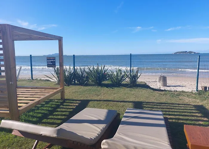 Ferienwohnung Vista Do Mar, Pe Na Areia, Piscina Frente Ao Mar, Piscina Aquecida Florianópolis