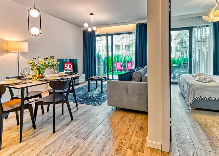 Rezydencja Niechorze 112 Z Ogrodkiem Przy Samej Plazy - 5D Apartments