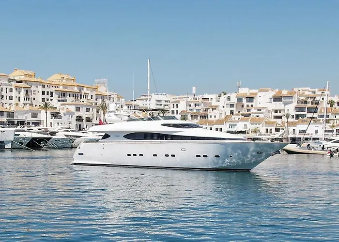 Hotel Super Yacht Located In Puerto Banus Marbella