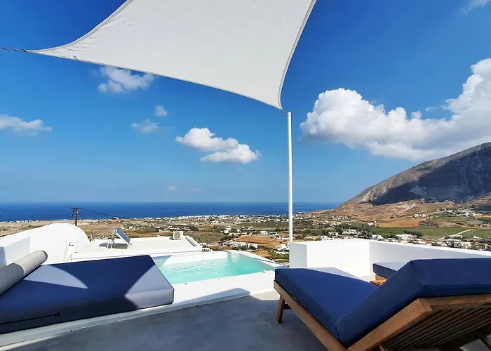 Sun Spell Villa With Sea View-Private Plunge Pool Fira 
