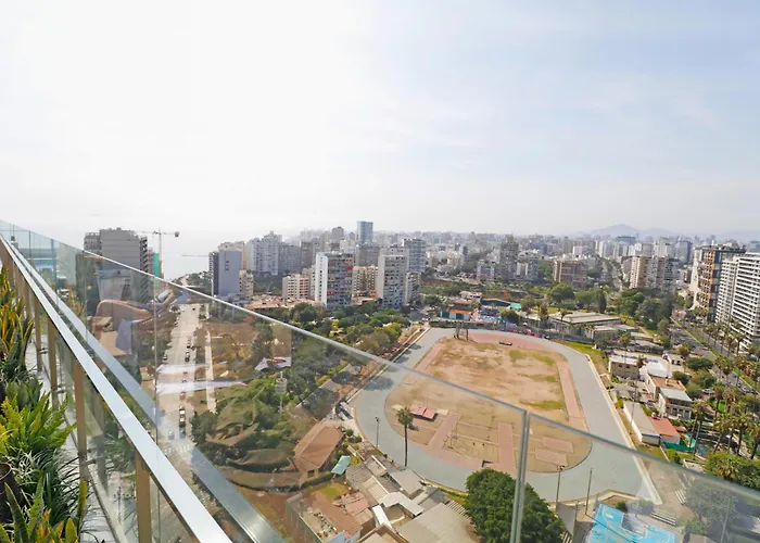 Beautiful Floor 9Th Apartment Pool Gym Barranco Lima