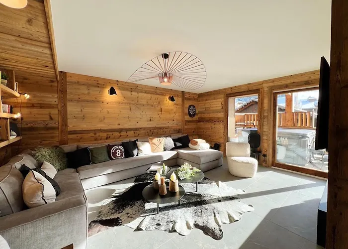 Luxueux Appartement 5 Chambres Avec Jacuzzi Et Wi-Fi Aux Gets - Fr-1-671-250 Les Gets