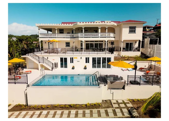 Oasis With Pool Hot Tub & Sauna Rodney Bay
