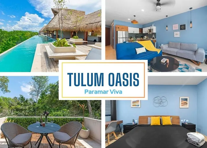 Modern Chic 1 Bedroom Apt W/ Rooftop Infinity Pool Tulum