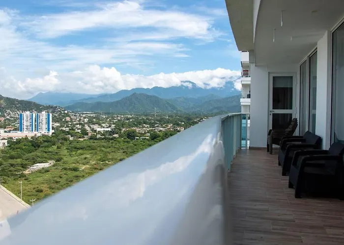 Apartamento Frente Al Mar En Playa Salguero - Wind Santa Marta 