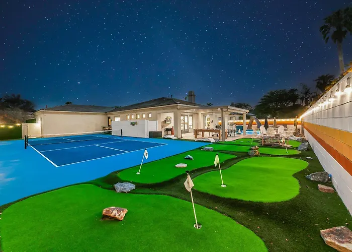 Wilder Out West: Luxury Pickleball, Mini Golf,&Game Room!! Indio