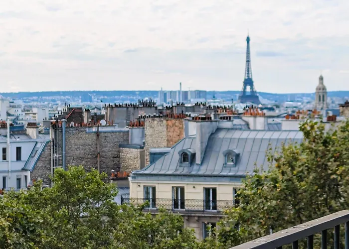 Ferienwohnung Vaste Loft Avec Vue - Trudaine Paris