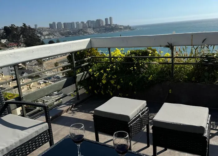 Ferienwohnung Departamento Concon Penthouse Playa Amarilla