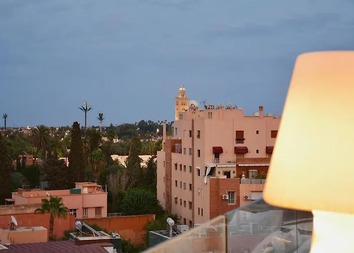 Appartement De Luxe A Marrakech Avec Jacuzzi Piscine Et Vue Panoramique Marrakesch
