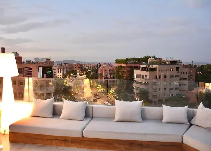 Appartement De Luxe A Marrakech Avec Jacuzzi Piscine Et Vue Panoramique Marrakesch