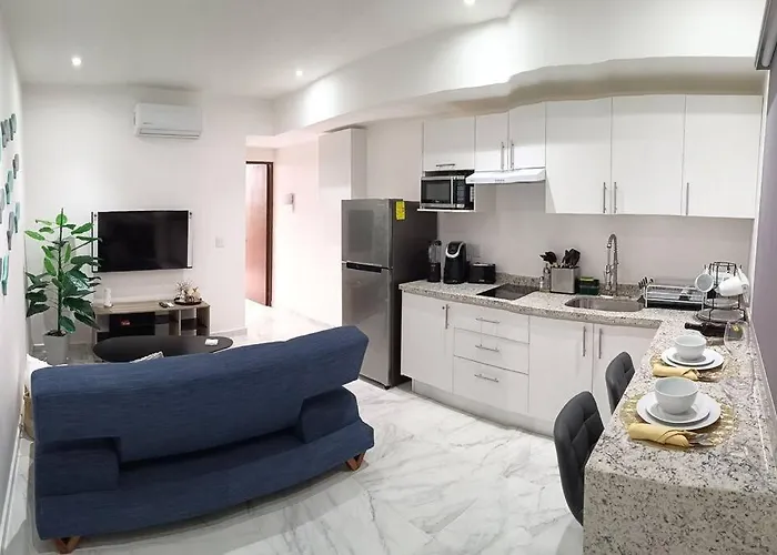 Depto Moderno 1Br Gimnasio Sauna Jacuzzi Y Piscina Rooftop Playa del Carmen