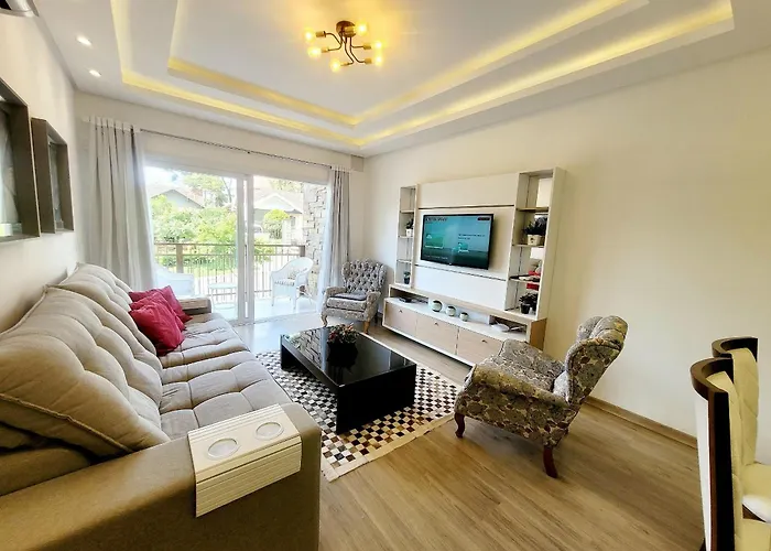Ferienwohnung Casa De Pedra 103 Com Piscina Aquecida Gramado