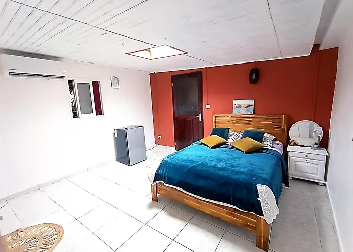 Chambre Privee 4 - Case Creole Le Mistral,Chez Kevin Saint-André