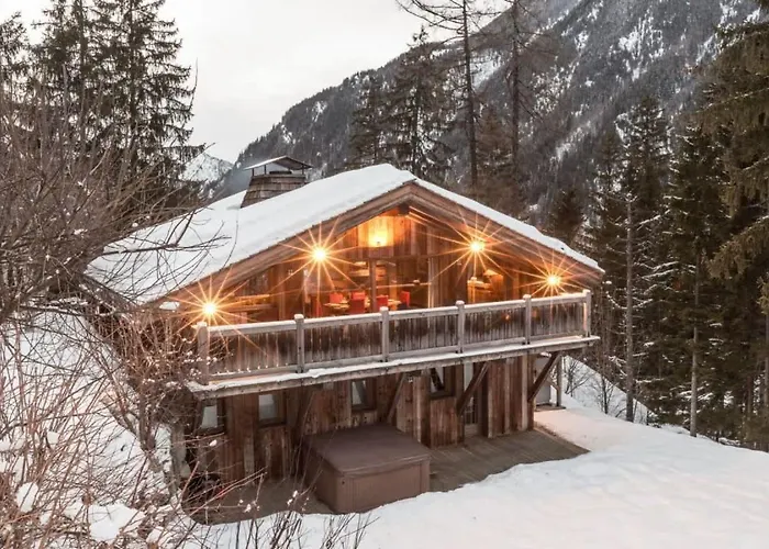 Chalet L'Ourson, Avec Jacuzzi, Sauna, Services Hoteliers Chamonix