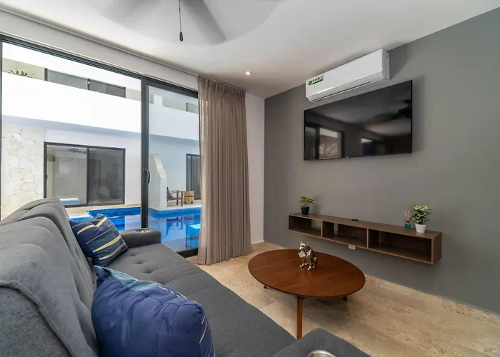 2-Bedroom Apartment With Pool Parques Zama Tulum