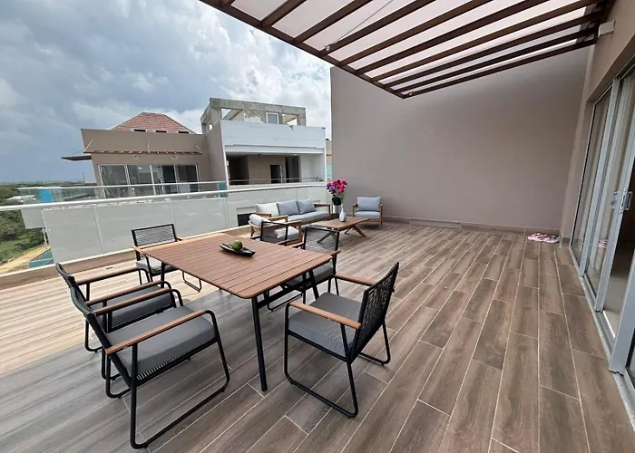 Ferienwohnung Baia Kristal Penthouse Cartagena Playa Artificial Mas Grande De Colombia