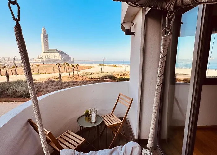 Ferienwohnung Duplex De Luxe Avec Jardin Au Coeur De La Marina Casablanca