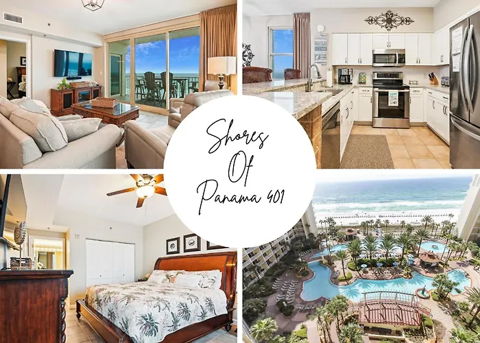 Shores Of Panama 401 - 4Th Floor 3 Bedroom 3 Bath Sleeps 8, Same Floor Resv, Parking! Updated! Condo Panama Stadt