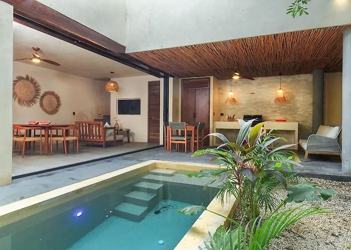 Villa 2 Bdr Bohemia Private Pool Yoga Relax Tulum