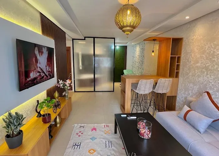 Ferienwohnung N42 Luxe Et Elegance Avec Jacuzzi Privatif Sur La Corniche Rabat Essabah