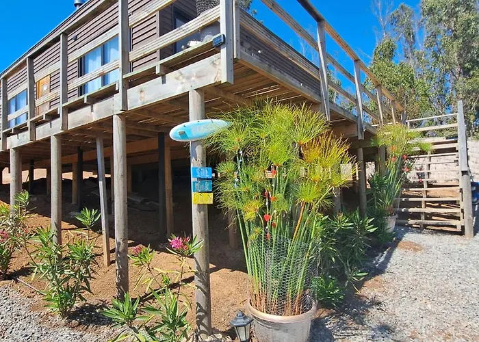 Villa Mar Y Tinaja Algarrobo Tunquen Casa Con Vista Al Mar Y Tinaja Privada